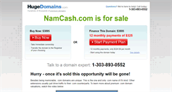 Desktop Screenshot of namcash.com